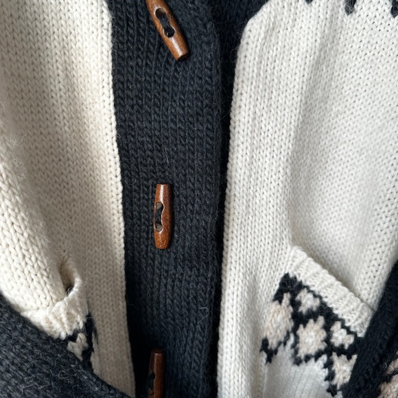 The Great. Geo Fair Isle Alpaca Blend Cardigan Size 0 (XS) - Picture 11 of 14